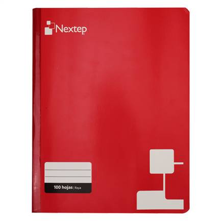 Cuaderno Nextep NE-008R a rayas tamaño profesional Cosido con 100 hojas - Cuaderno Nextep NE-008R a rayas tamaño profesional Cosido con 100 hojas -